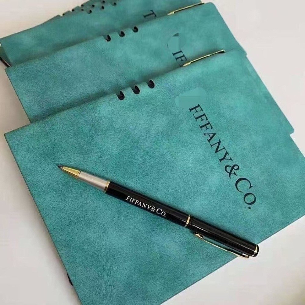 Leather Notebook Journal Diary with Pen Teal