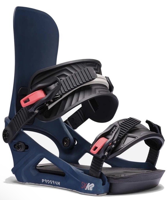 2025 Brand New Mens K2 Program Snowboard Bindings $390 Deep Blue Sage Medium