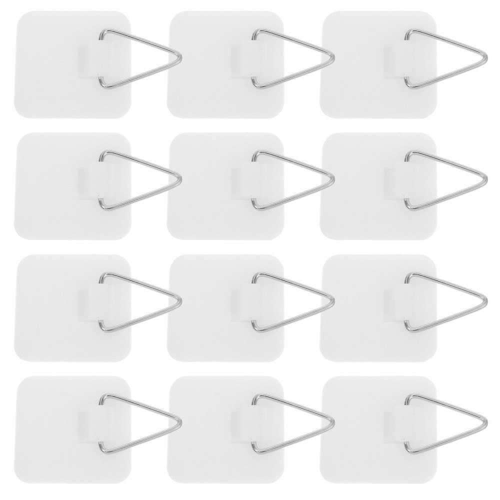 40 Pcs Wall Adhesive Hooks Vertical Plate Holders for Plates Display