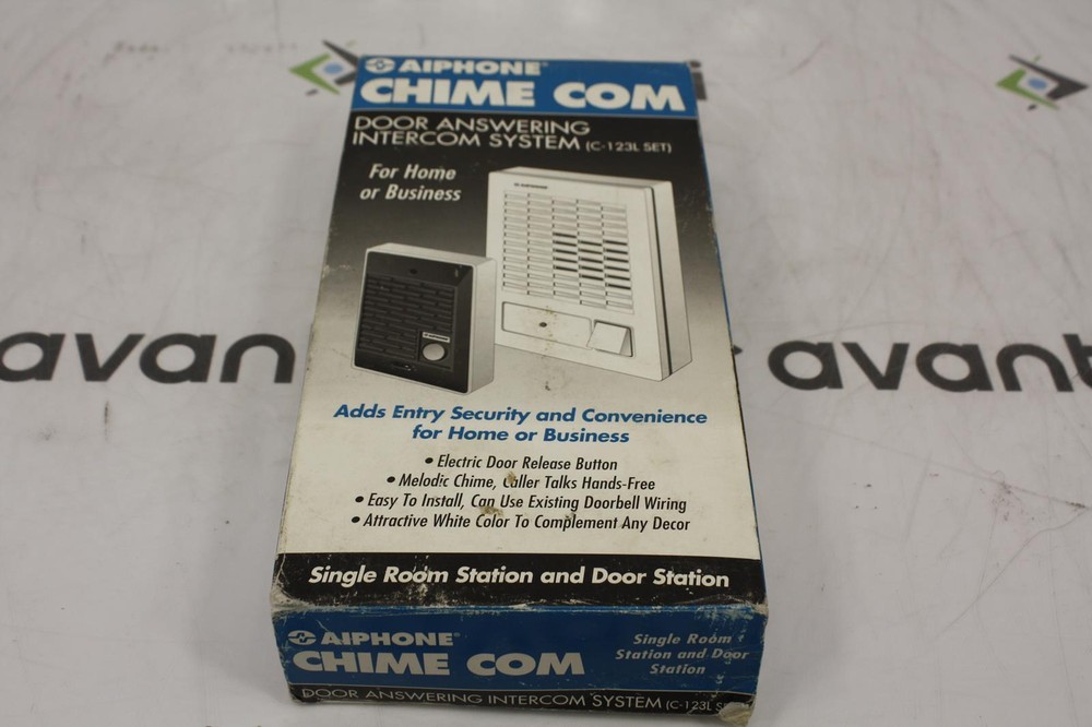 Aiphone Chime Com Door Answering Intercom System C 123L SET NEW