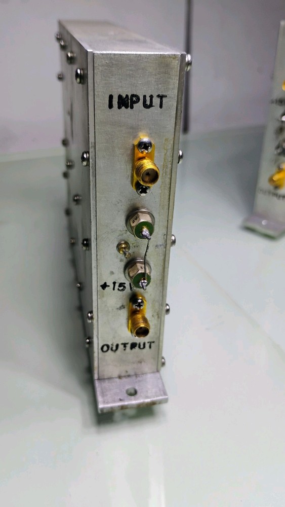 Three Miteq MLV-5-100-3183-6 RF Microwave Modules From NASA Project