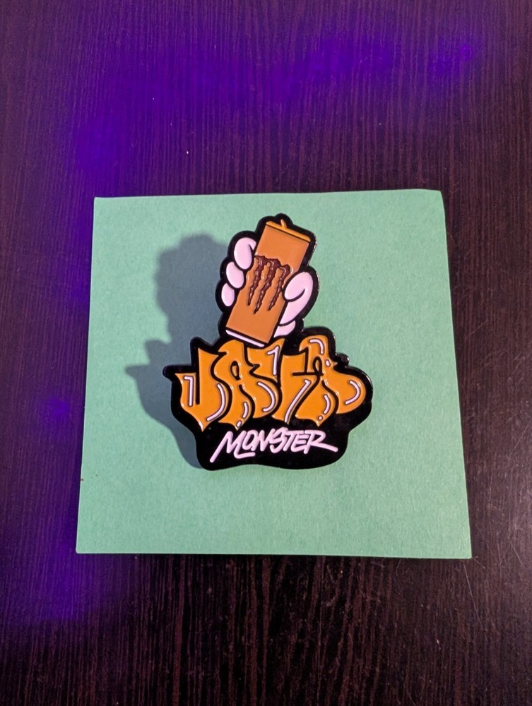 Java Monster Coffee Energy Collector’s Enamel Pin  (Open Box)