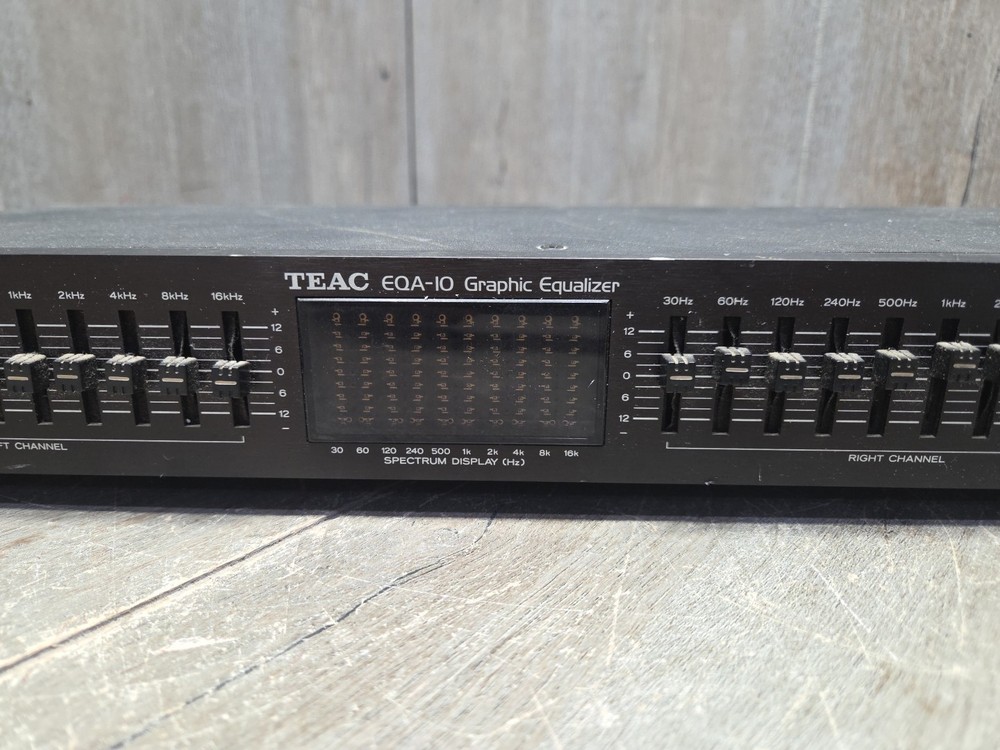 TEAC EQA-10 Graphic Equalizer Visualizer Spectrum Display (Only Somt Channels