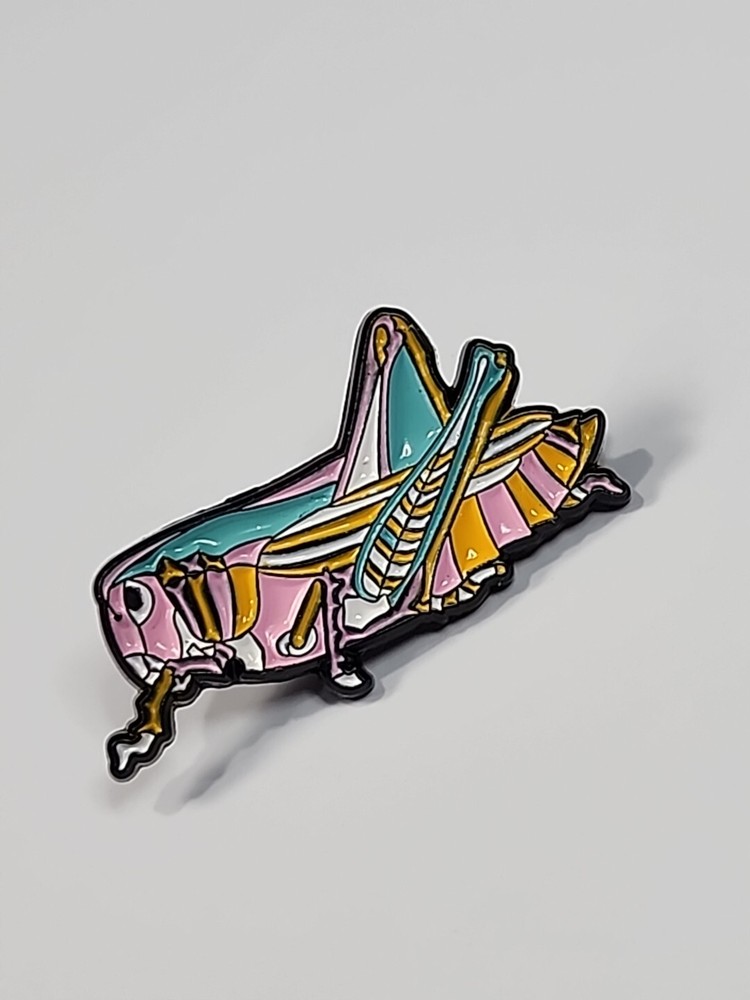 Grasshopper Lapel Pin Multi-Color
