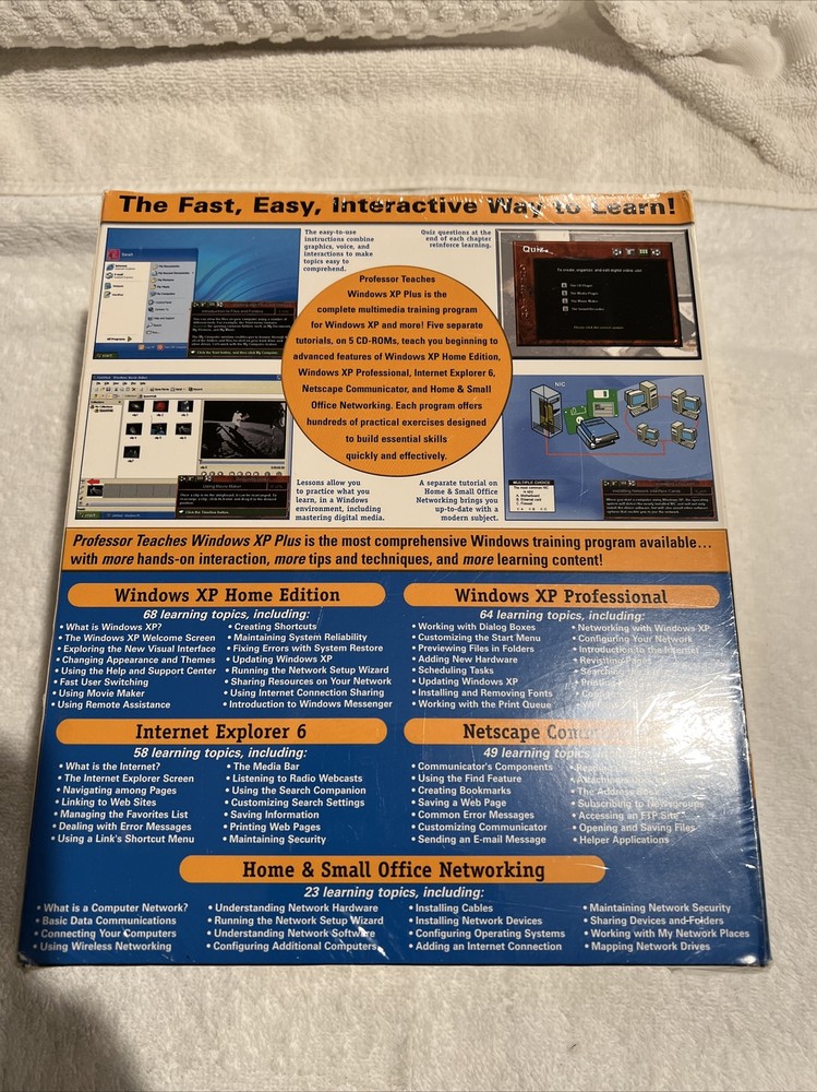 Professor Teaches: Microsoft XP Plus Professor Teaches 5 CD Tutorial Set