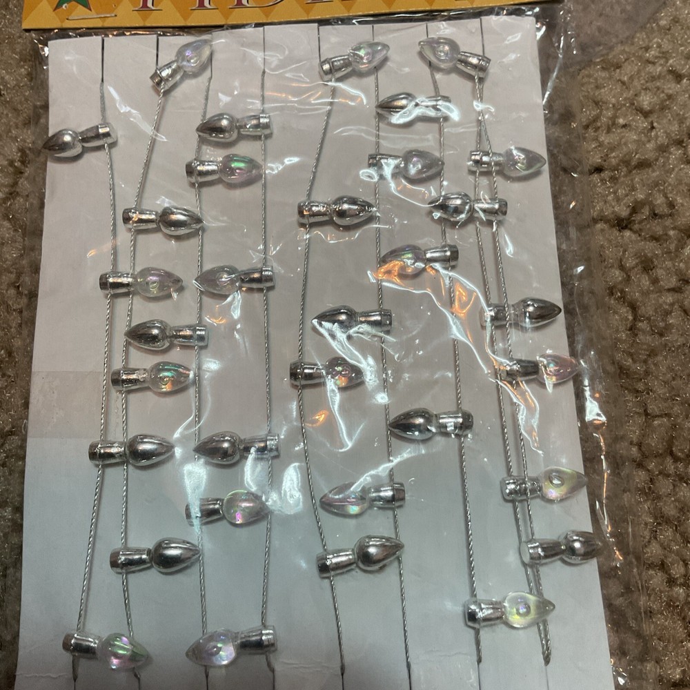 Silver 6’ Mini Garland