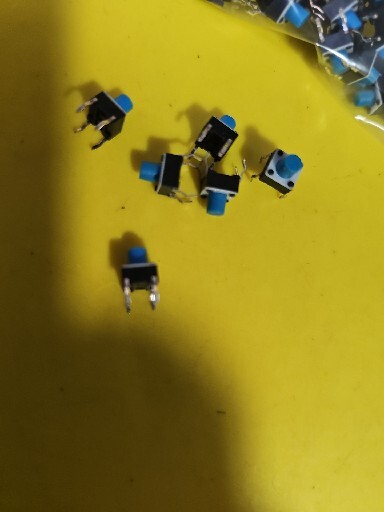 6 PCS  TC25 Switch Micro Mini Through Hole Circuit Board PC