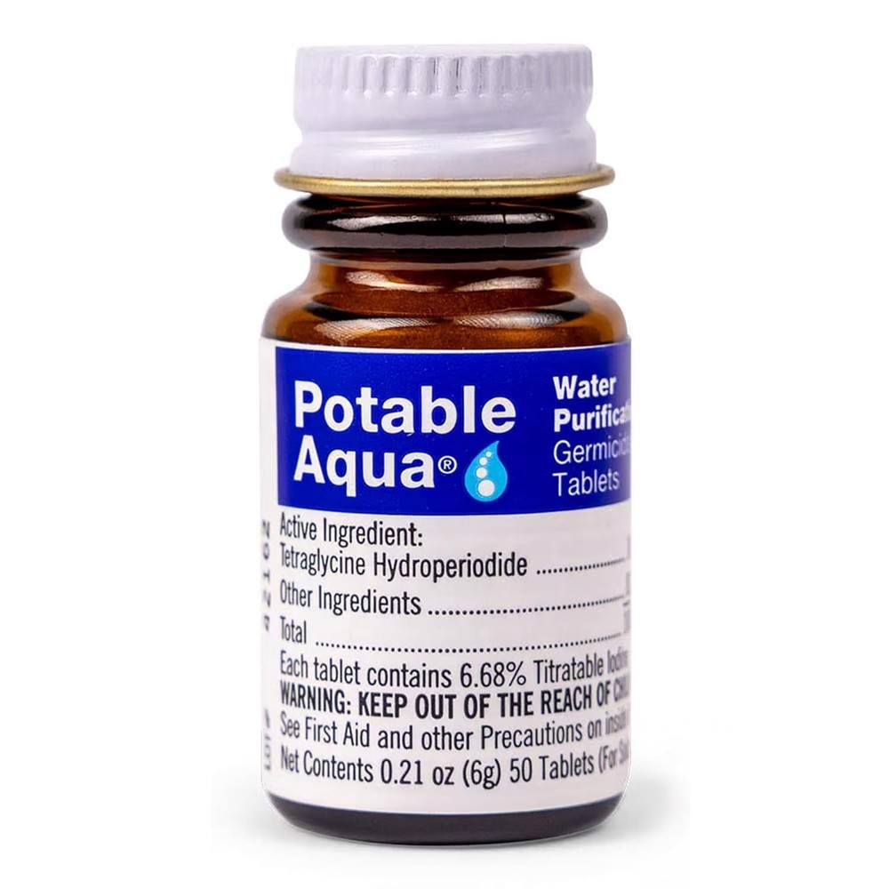 Water Purification Treatment Tablets 50 Count