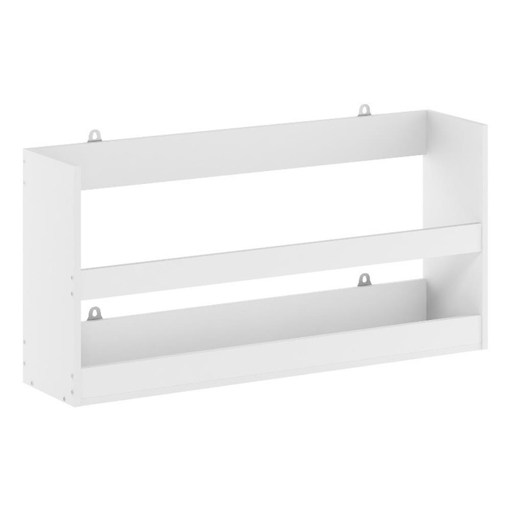Furinno Hermite Multipurpose Wall Mounting Storage Shelf in White