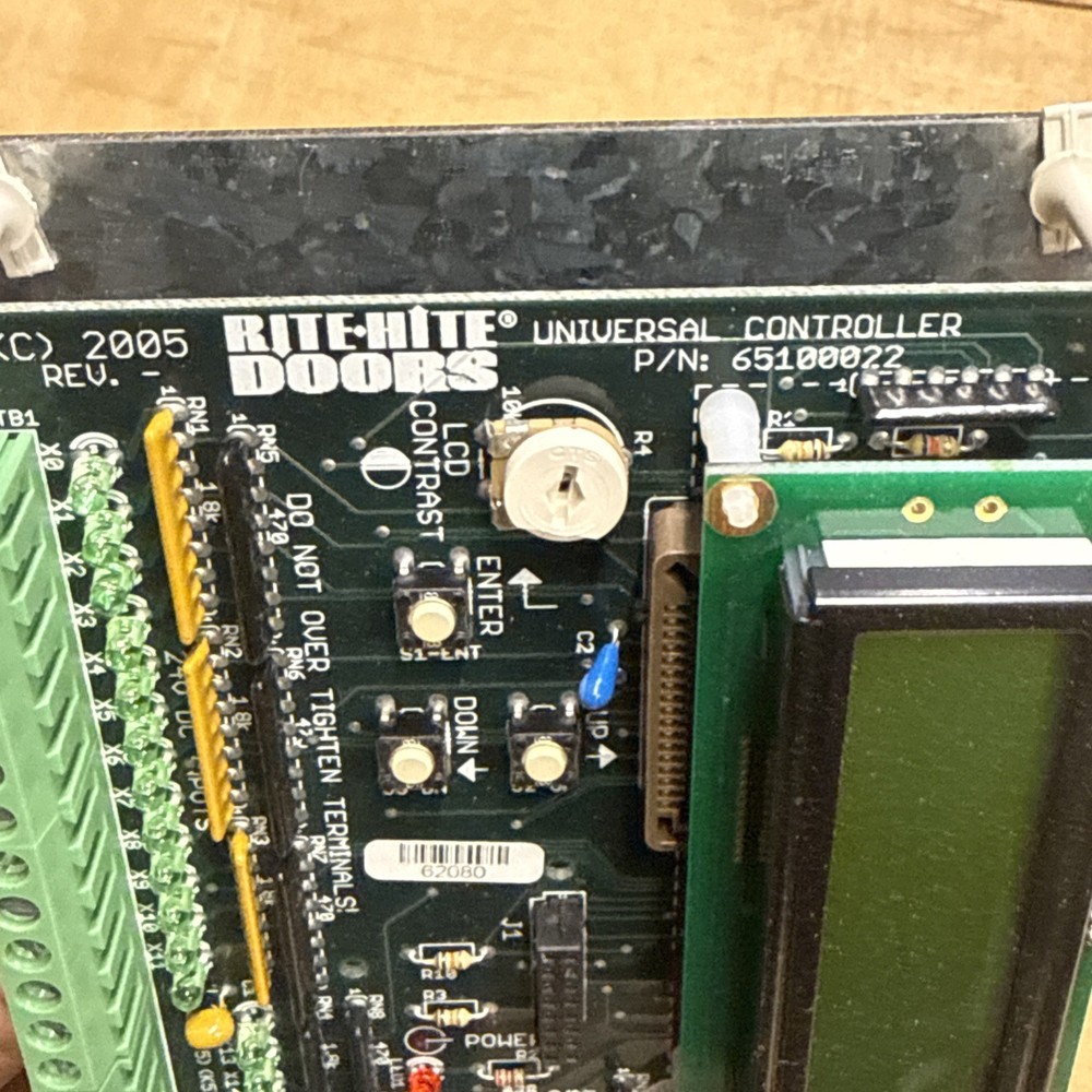 RITE-HITE Universal Controller P/N: 65100022 FasTrax Door Controller