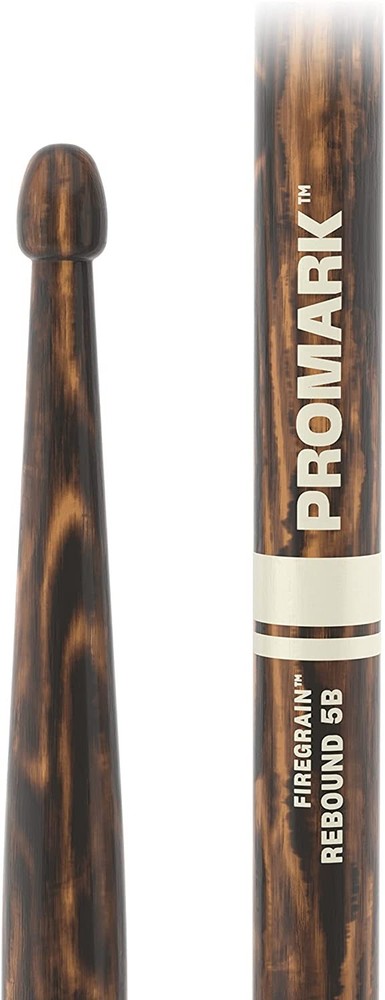 3 Pack Promark 5B Drumsticks FireGrain Rebound Acorn Tip Drum Sticks
