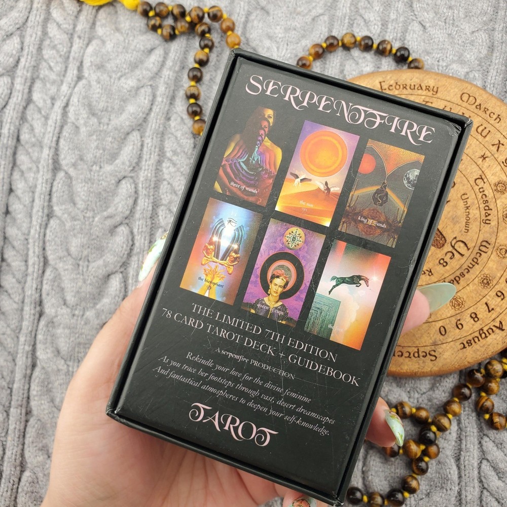 Serpentfire Tarot by Devany Wolfe 78 Card Tarot Deck USED