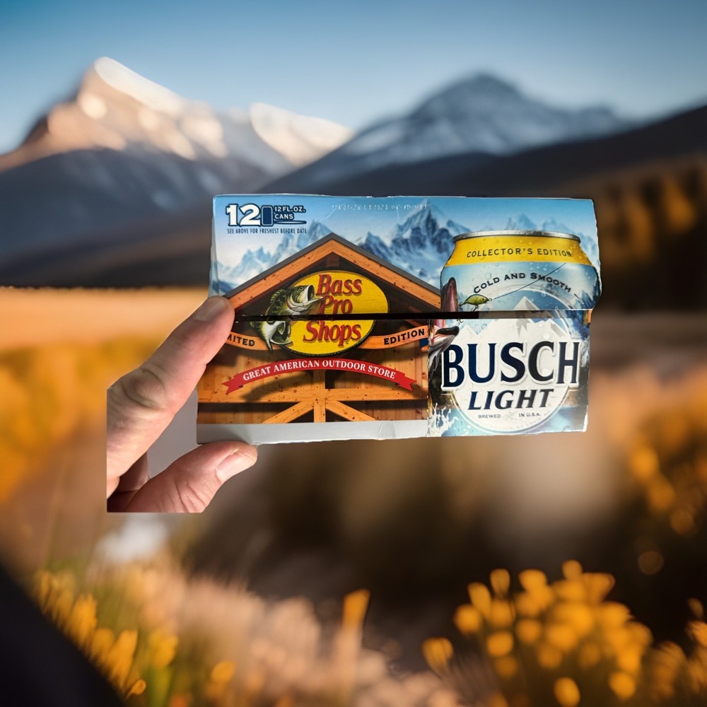 BUSCH LIGHT BASS PRO EMPTY 12 PACK