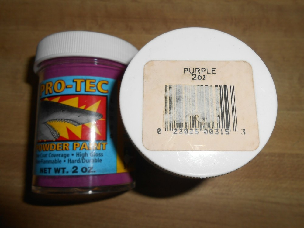 4 Component Systems Pro Tec Powder Paint - 2 Glitter Coats & 2 Colors