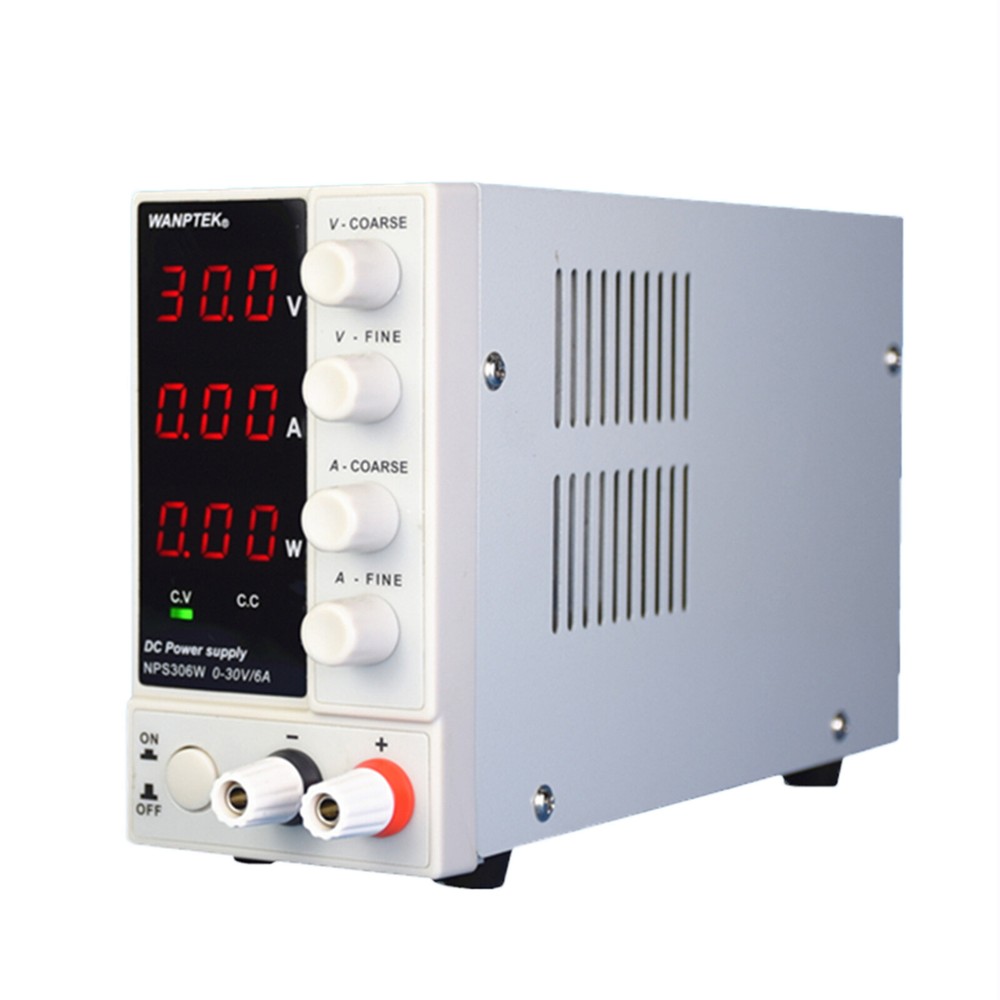 DC Power Supply Variable Adjustable Switching Regulated Power Supply 0-30V 0-6A