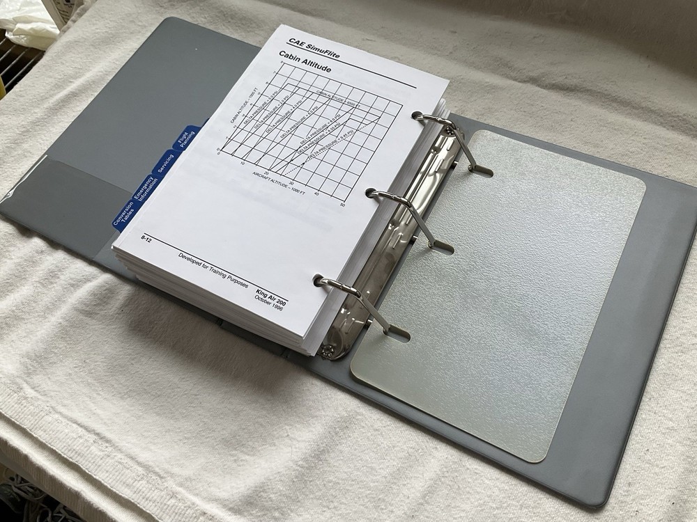 CAE SimuFlite Beechcraft King Air 200 Cockpit Reference Handbook