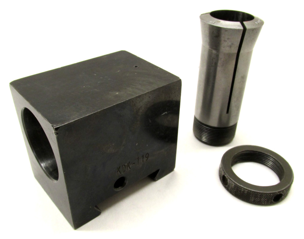 KDK-119 QUICK CHANGE 5C COLLET BAR TOOLHOLDER w/ HARDINGE COLLET