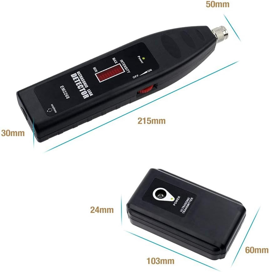 Allsun Pro Ultrasonic Leaking Detector Transmitter Auto Noise Finder, Electronic