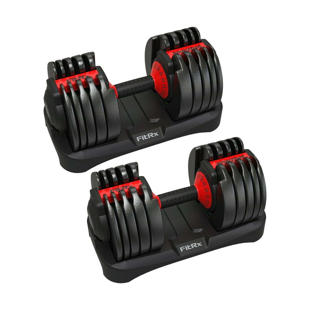 Adjustable Dumbbell Weights Set 5-52.5 Lbs Quick-Select Weight Training Rack Set