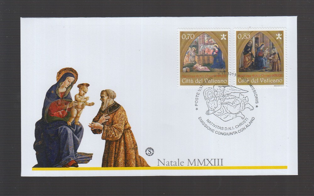 beautiful Vatican FDC 2013 - Christmas 2013