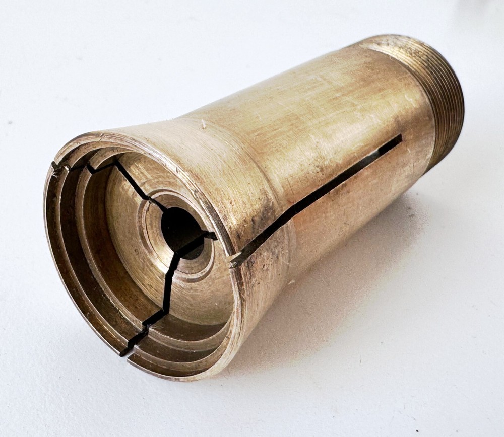 MSC Brass Emergency 5C Round Collet Internal/External Threads 1.127 Counter Bore