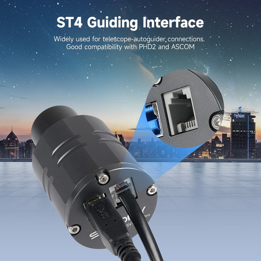 SVBONY SV305C Pro Planetary Guide Camera, IMX662 USB3.0 + SV905C Guide Camera