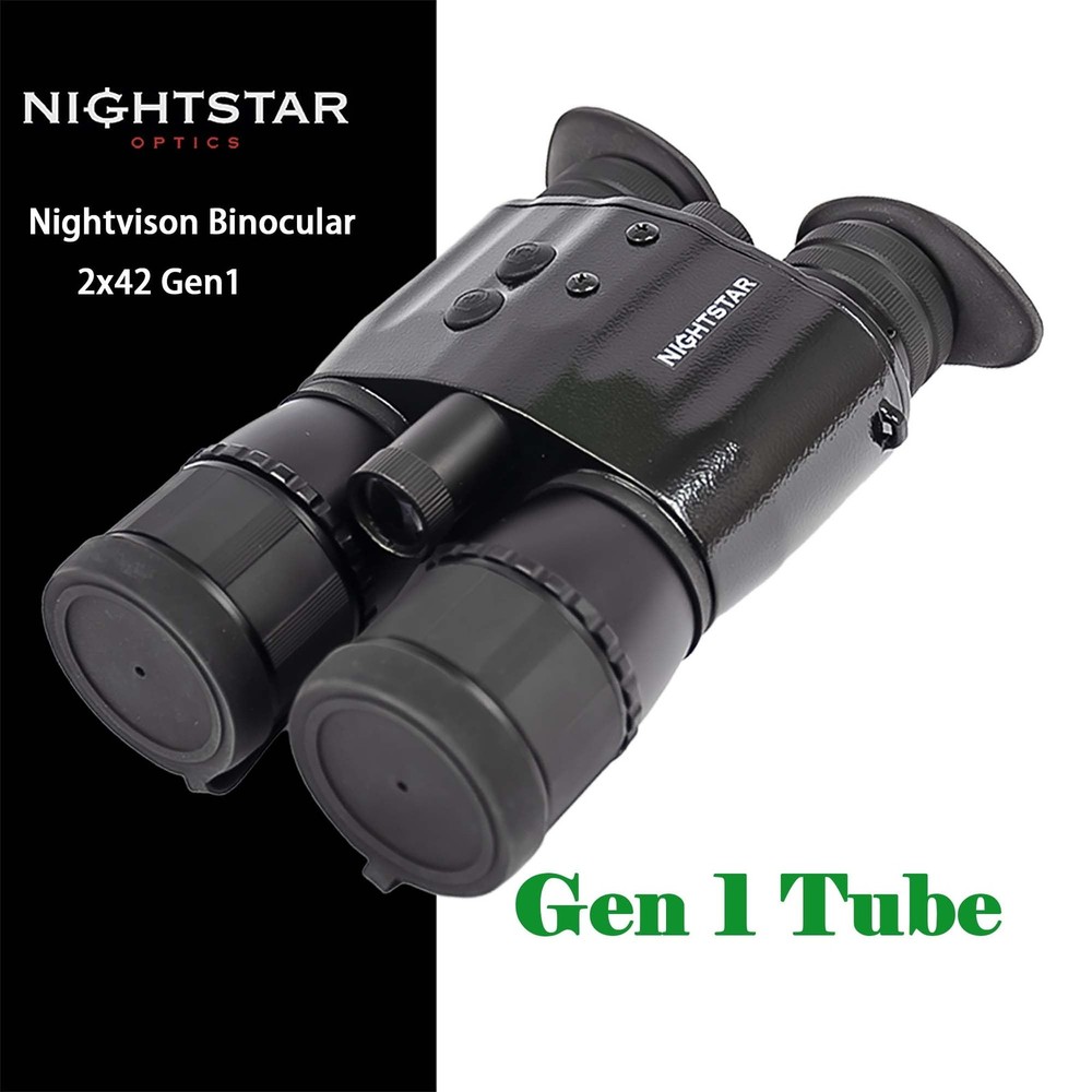 NightStar 2X42 Night Vision Binocular, Black, NS42242C