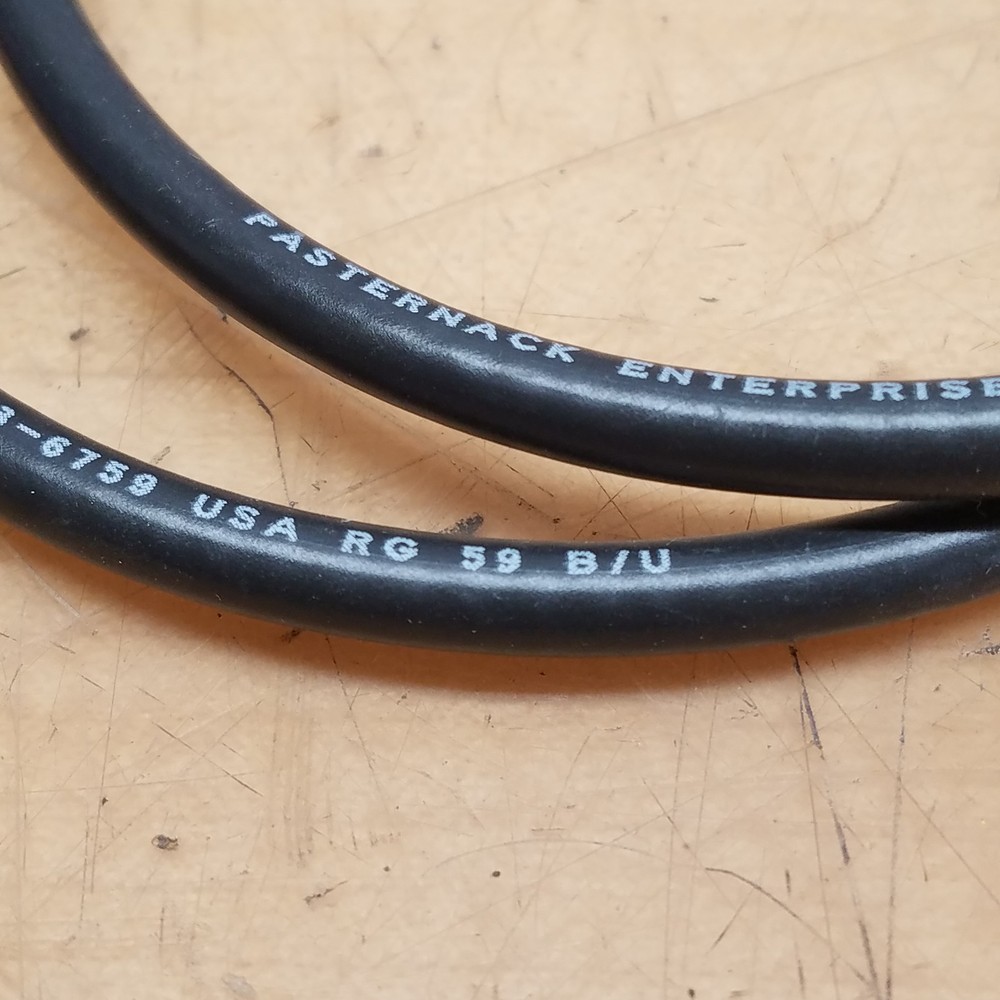 Pasternack RG59B/U Coaxial Cable - USED