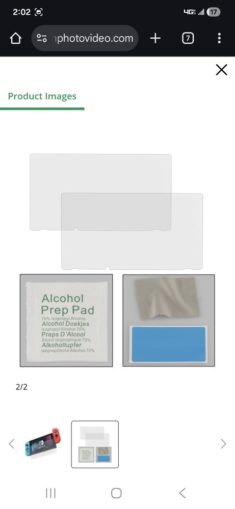 Nintendo Switch 2-Pack Spieltek Tempered Glass Screen Protector