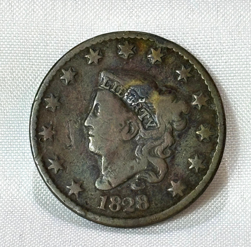 1828 Large Cent Coronet Head