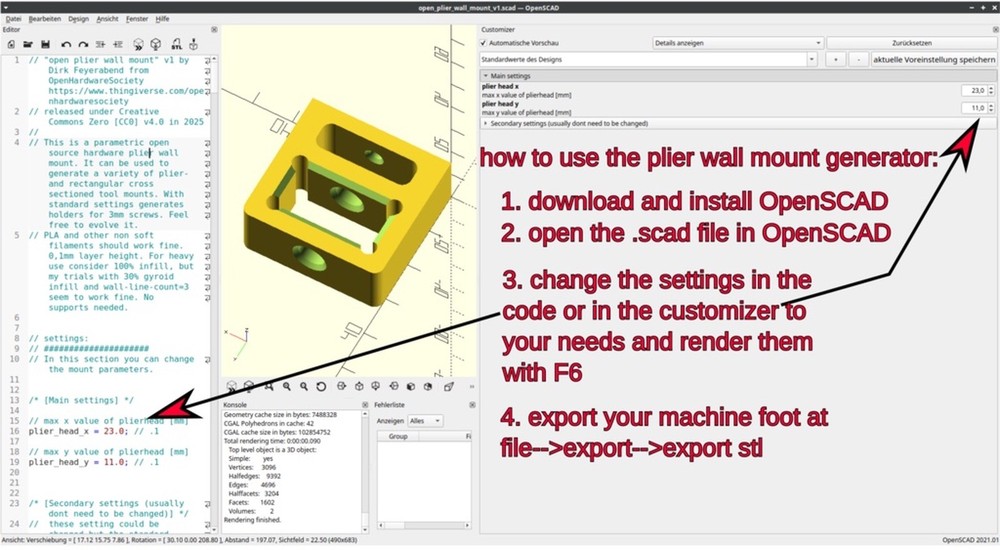 Pliers Wall Mount Holder - Workshop Tool Storage Organizer - Garage Organization