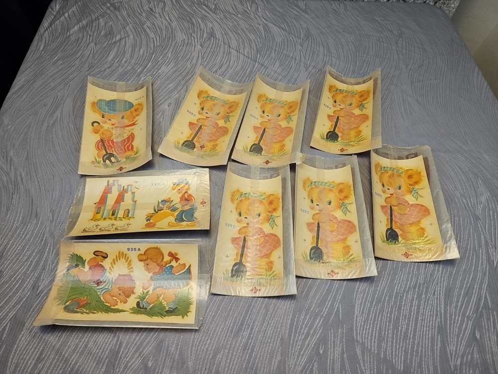 9 vtg duro Decorative Transfers #14