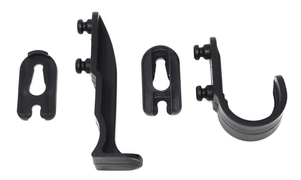 3 Pack Mailbox Plastic Latch Set Repair Kit for Solar Group Mail Box Black
