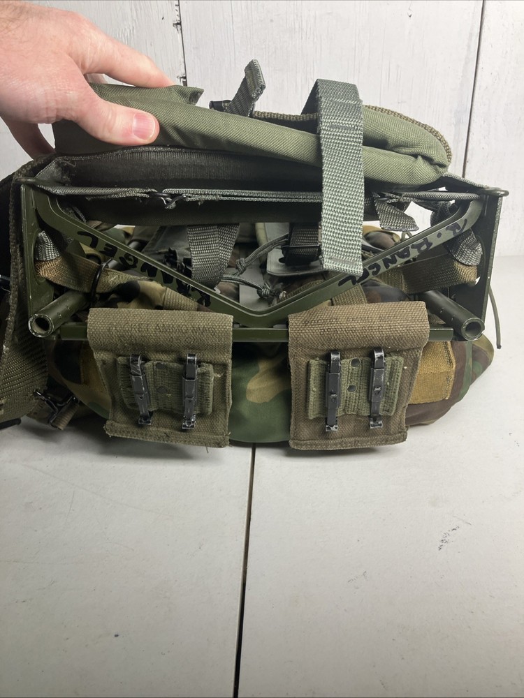 US Military Field Pack Combat Backpack Rucksack W/ Frame Nylon Medium LC-1