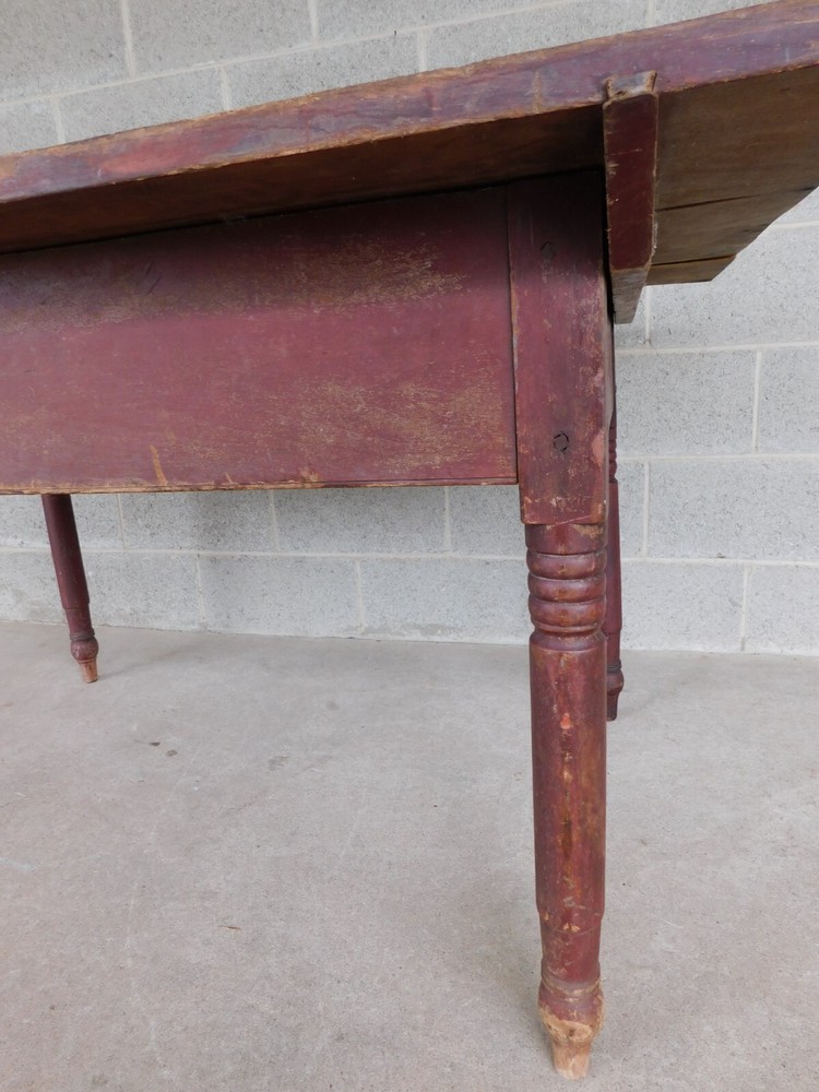 Antique 19th Century Tavern Work Dining Table