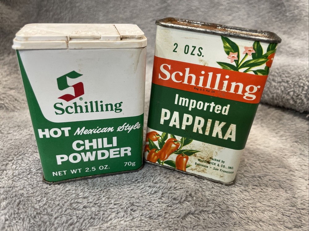 schilling spice tins