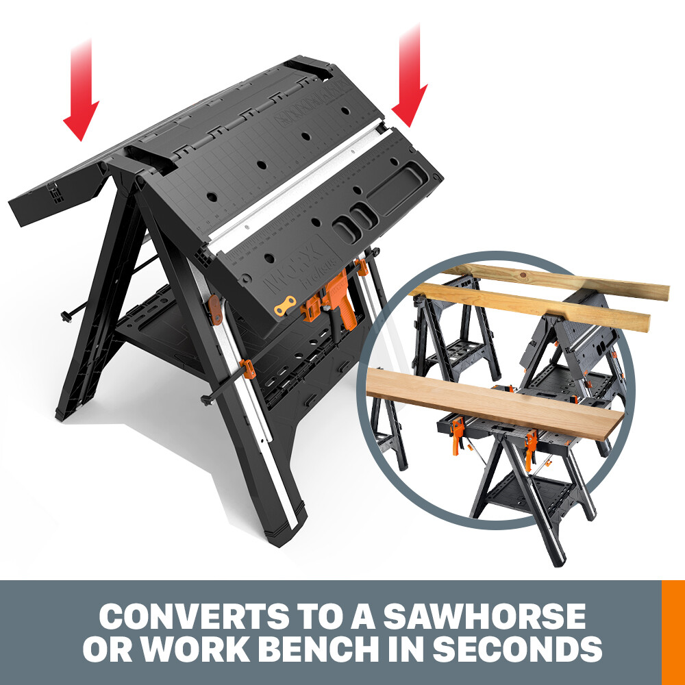 WX051 WORX Pegasus Folding Work Table & Sawhorse