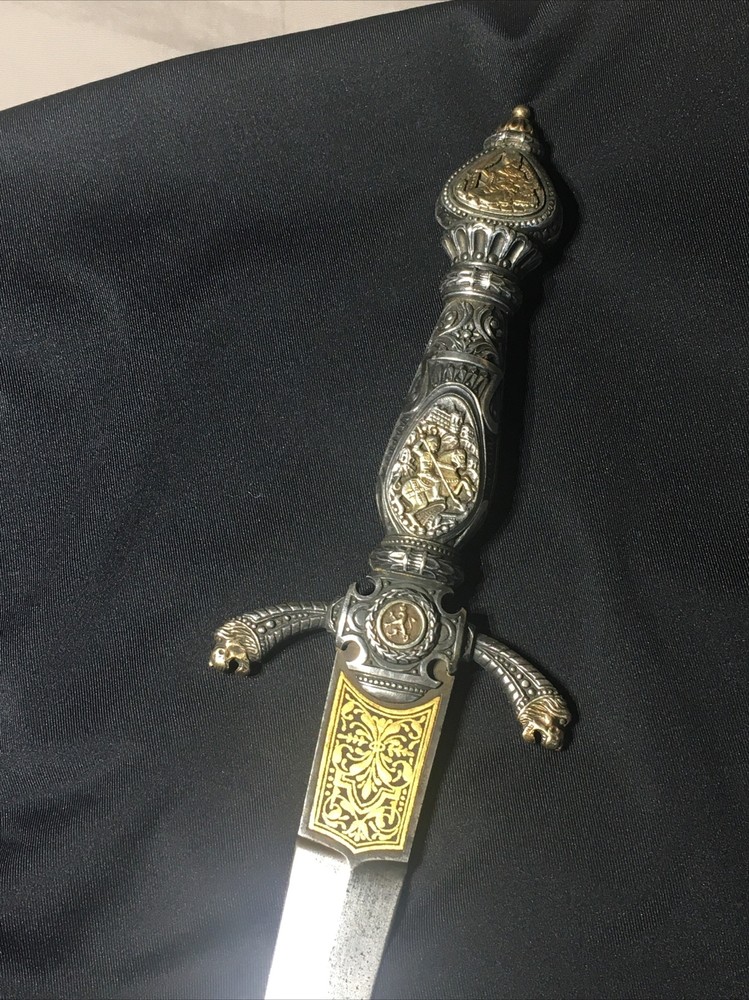ANTIQUE SPAIN MEDIEVAL DAGGER MINT MUSEUM