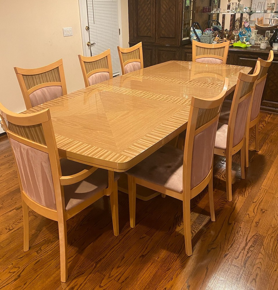 8 Chair Dining Table Set 