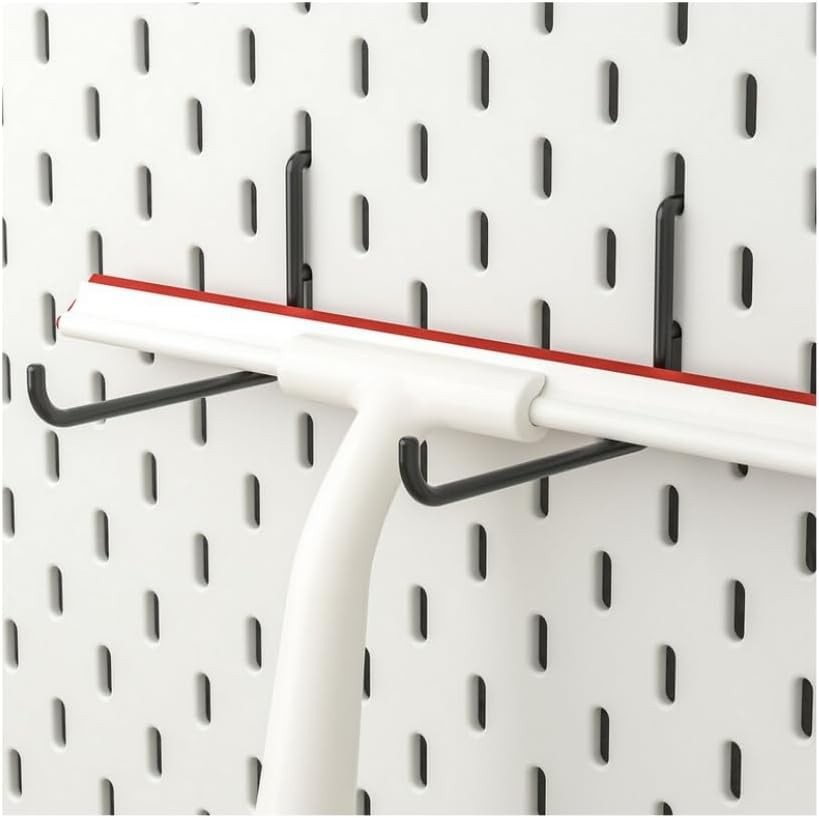 Durable 4 Pack L Shape Pegboard Hooks - Versatile Hanging Solutions for Home
