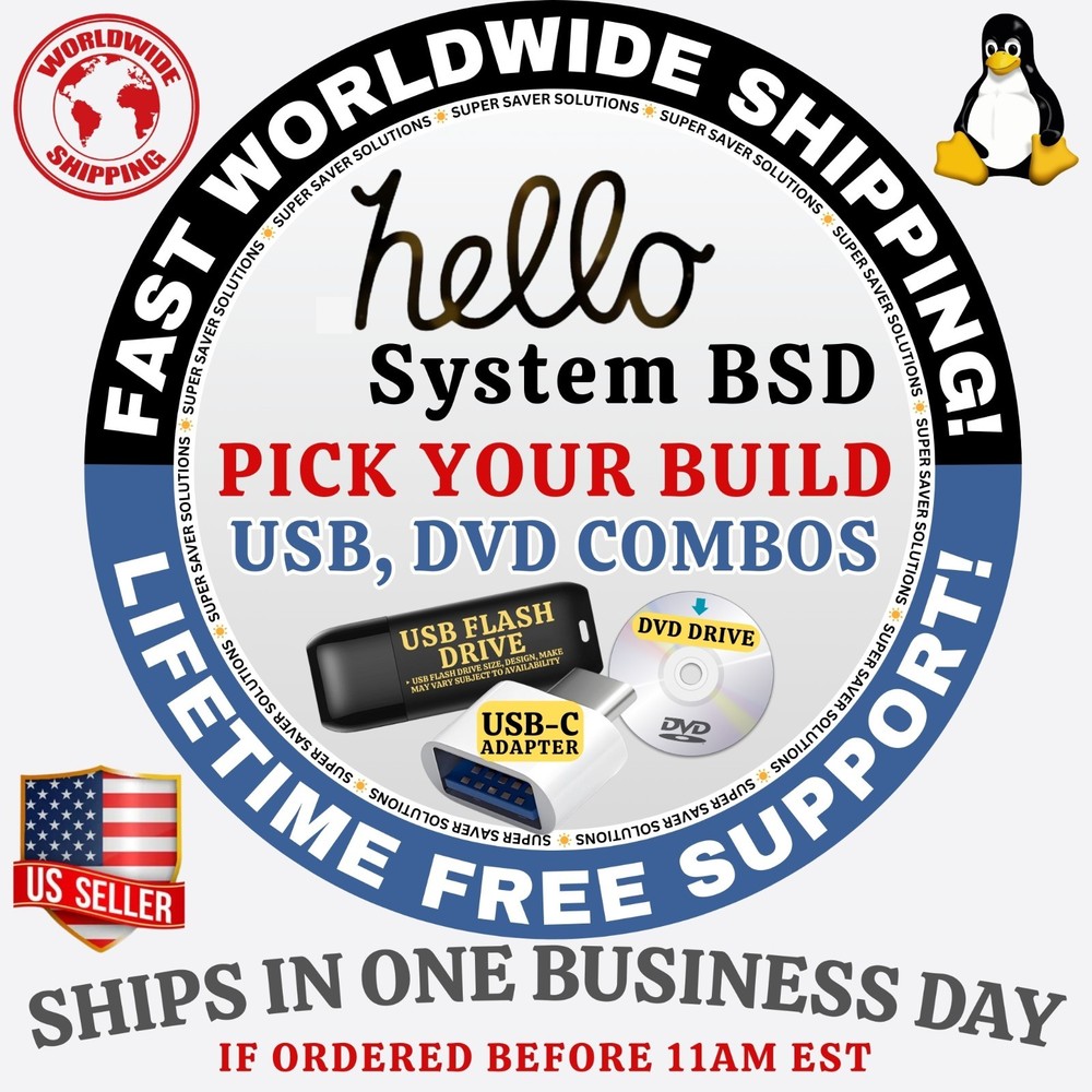 helloSystem BSD OS | LATEST & EXPERIMENTAL RELEASE ISO BUILDS | DVD, USB COMBOS
