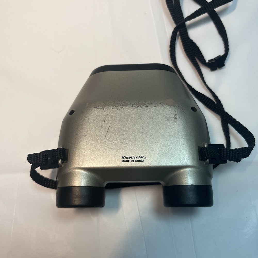 Panaview binoculars 6 X 20mm field 7° silver with strap
