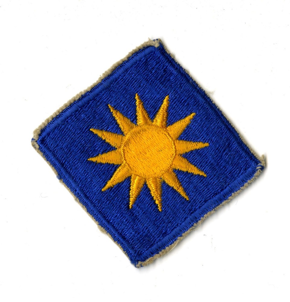 40th Infantry Division White Back Patch WWII Original Philippines Pacific