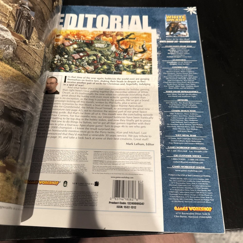 Warhammer White Dwarf issue 347 december 2008 nazgul rules / grombrindal rules