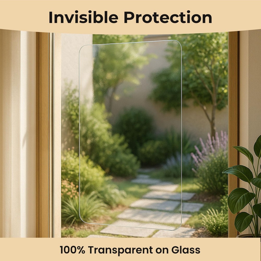 Dog Scratch Door Protector 16 x 30'' Thick PVC Shield - Easy Install
