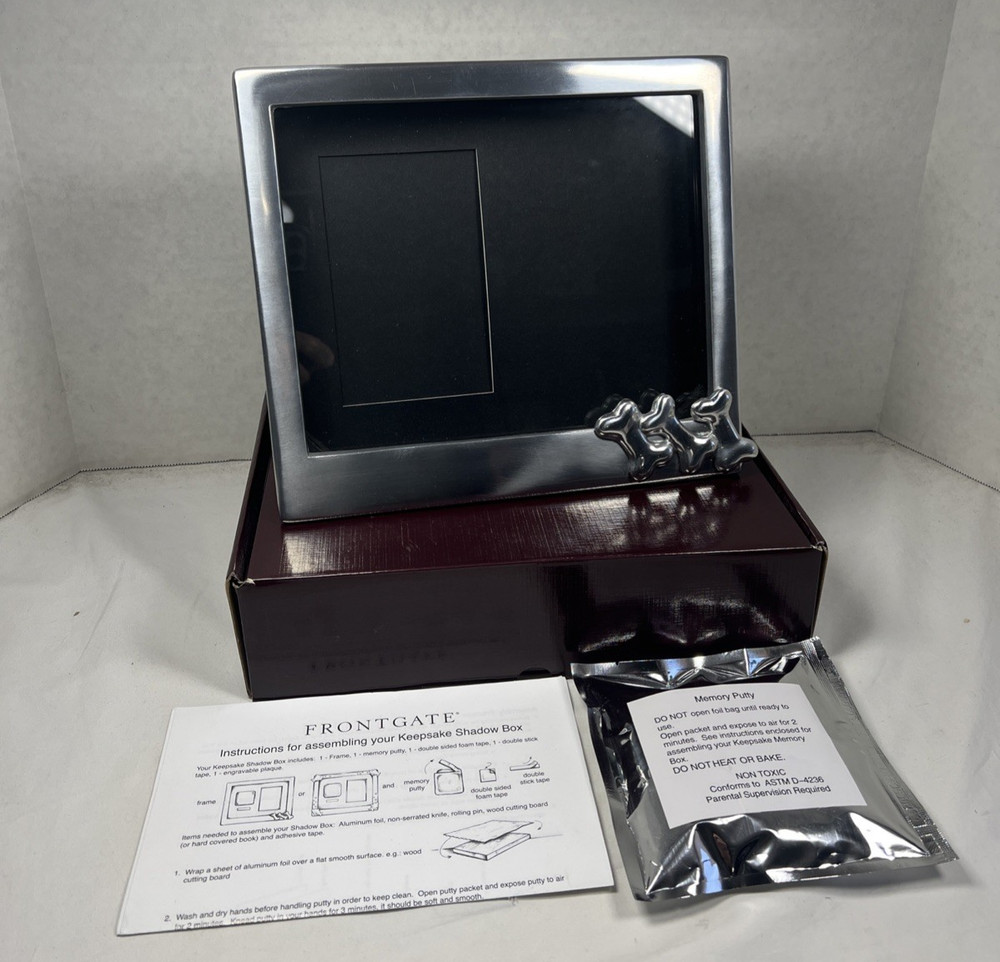 Arthur Court Photo Memory Keepsake Shadow Box Impression Kit For Dog