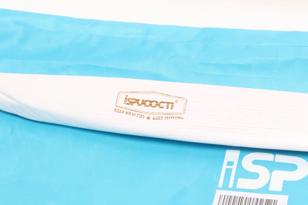 Ispuoocti Natural Solid Wood Walking Cane Ash-Wood White