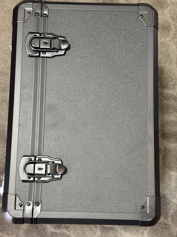 WELIDAY Miniatures Storage Case Aluminum Frame 5 Tray Medium