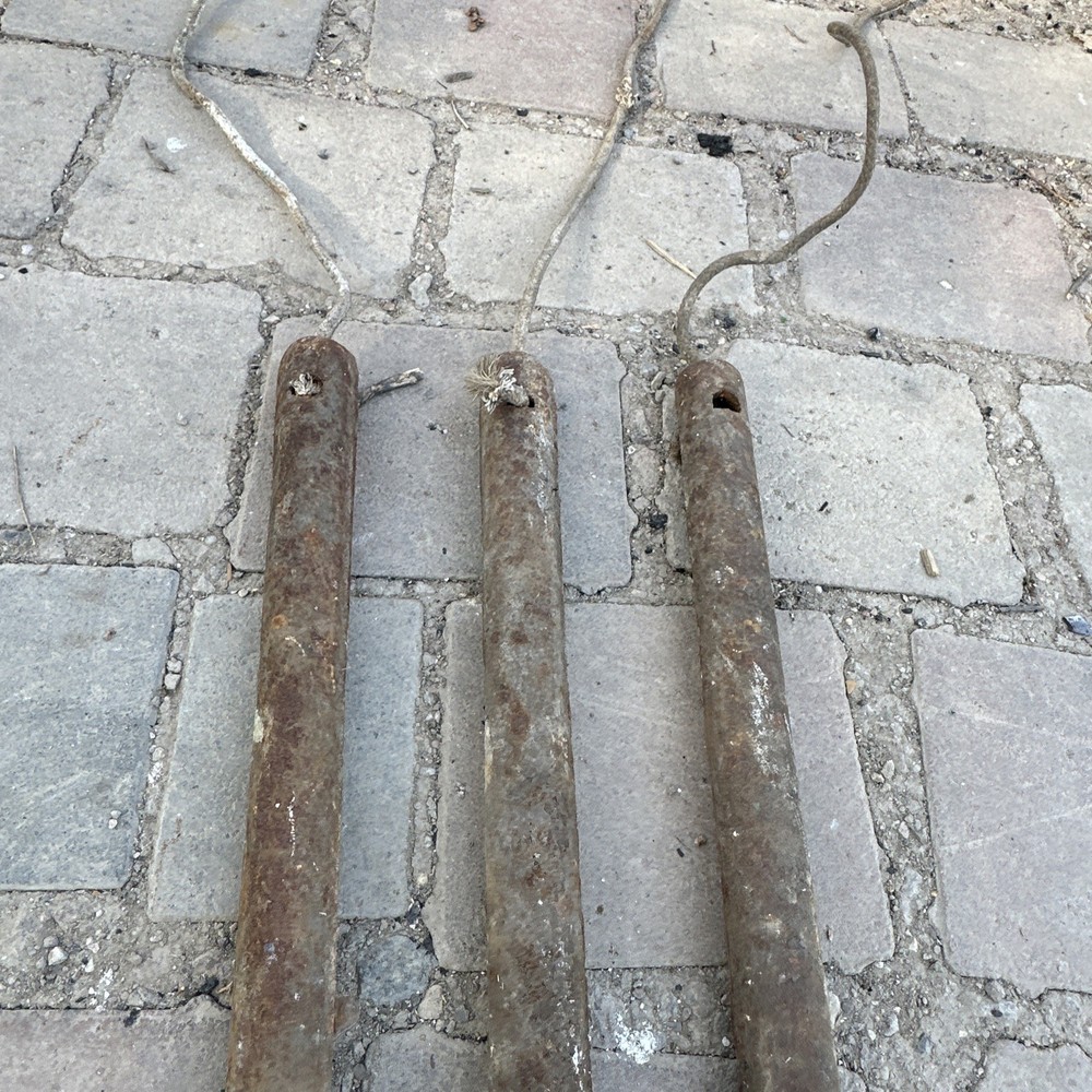 X 4 Vintage Cast Iron Sash Window Weights 4.2 Kg Each Ref Chap