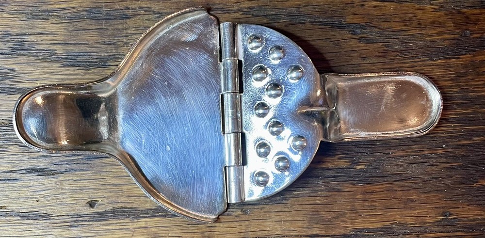 1-Vintage Silver-Plated Lemon/Lime Wedge Press. Tea Bag Squeezer. Kitchen Bar